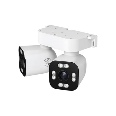 Cámara De Seguridad Wifi Impermeable Para Exteriores Dual Blanco