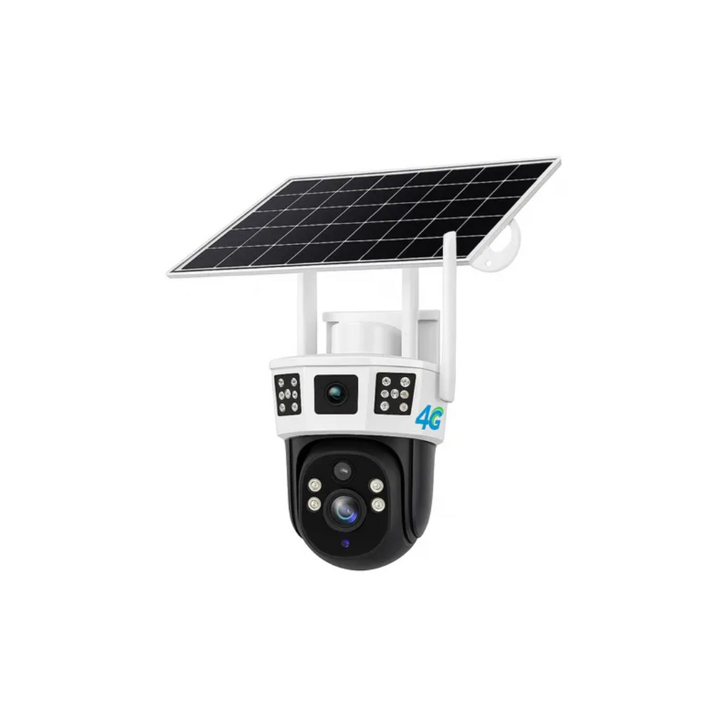 Camara Seguridad Solar 4g Exterior Casa Alta Resolucion Blanco