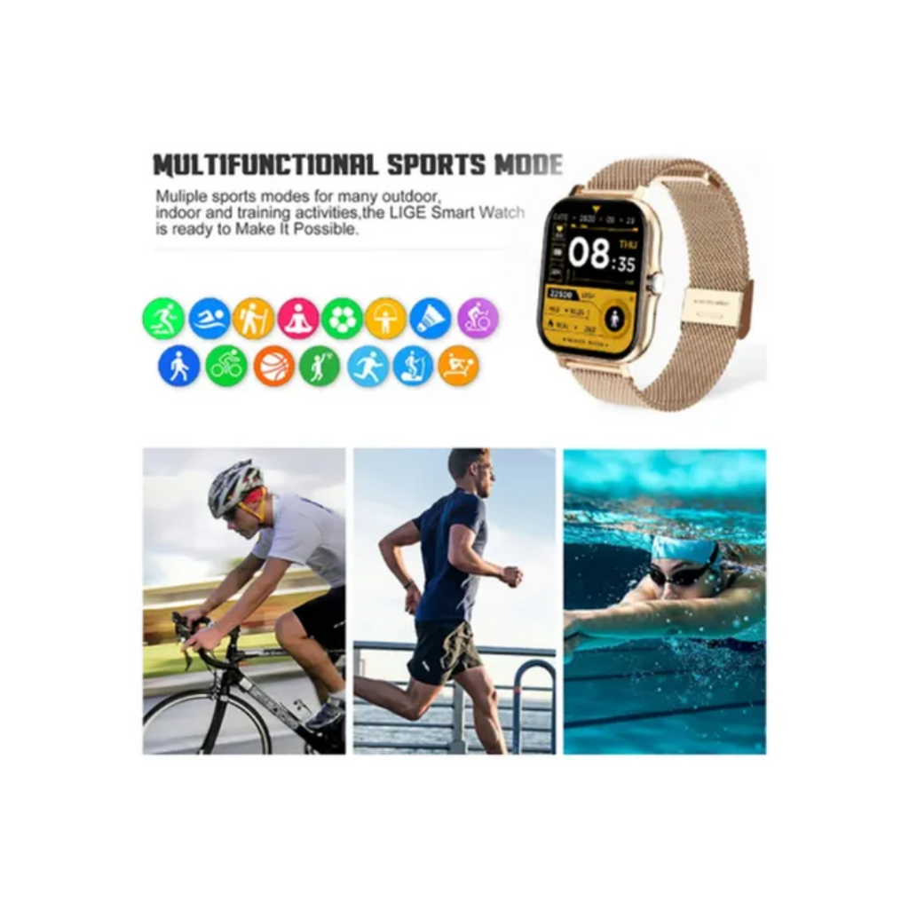 Reloj Inteligente Para Mujer Hombre Smartwatch 2 Mallas