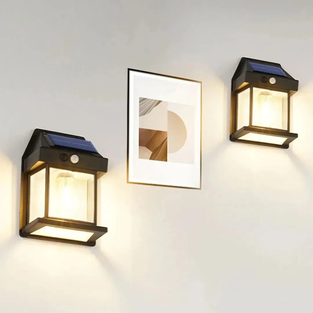 Farol Solar LED Exterior con Sensor de Movimiento Impermeable