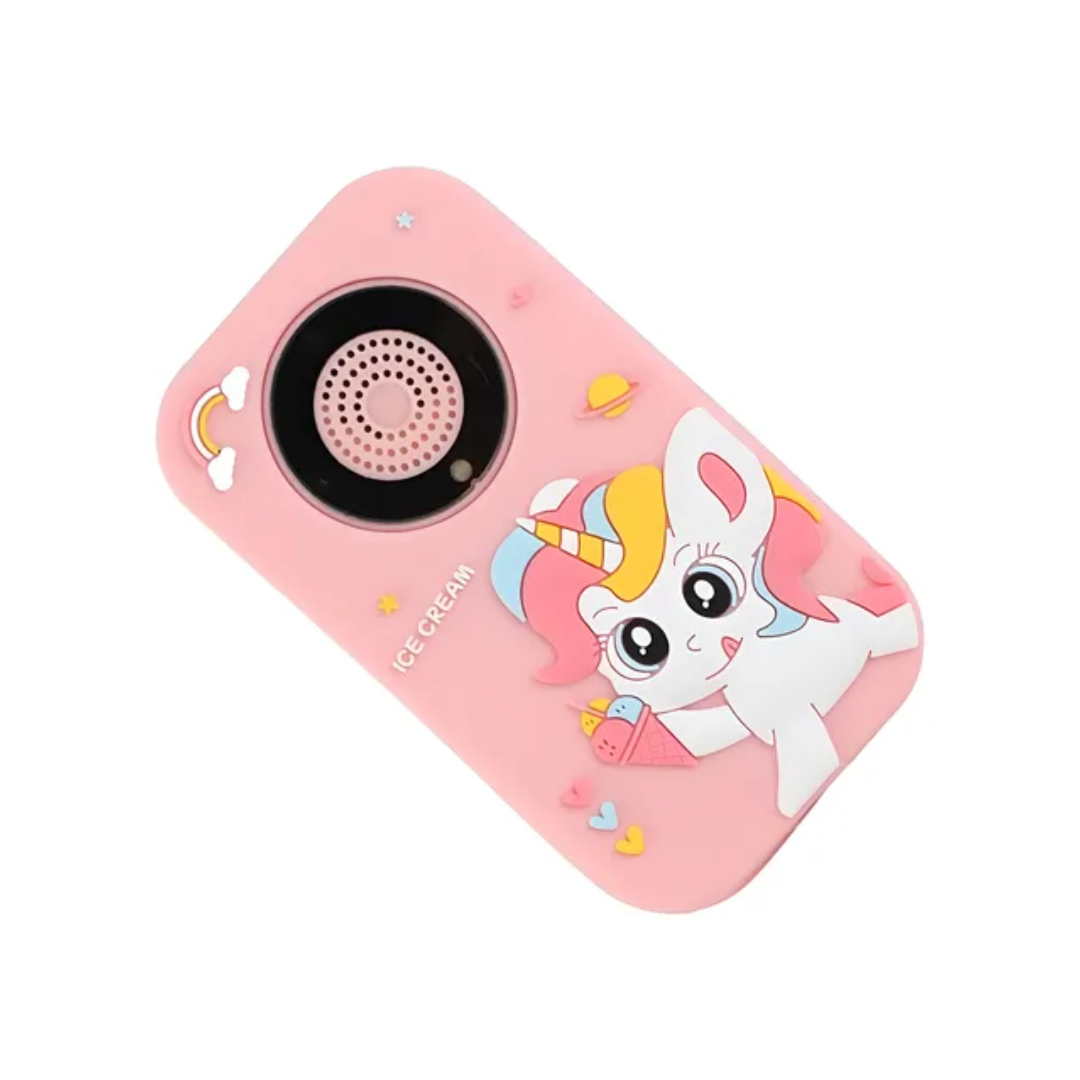 Camara De Fotos De Niños Con Pantalla Y Juegos Azul