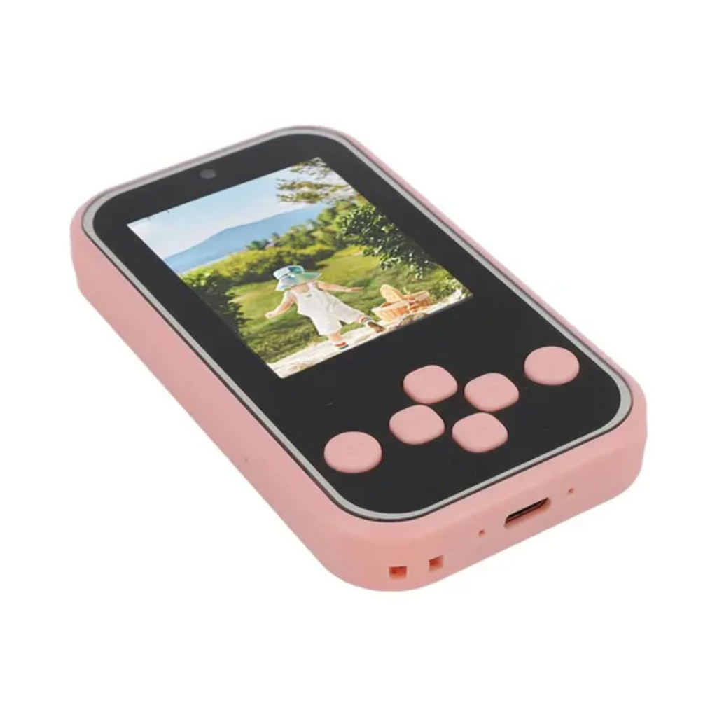 Camara De Fotos De Niños Con Pantalla Y Juegos Azul