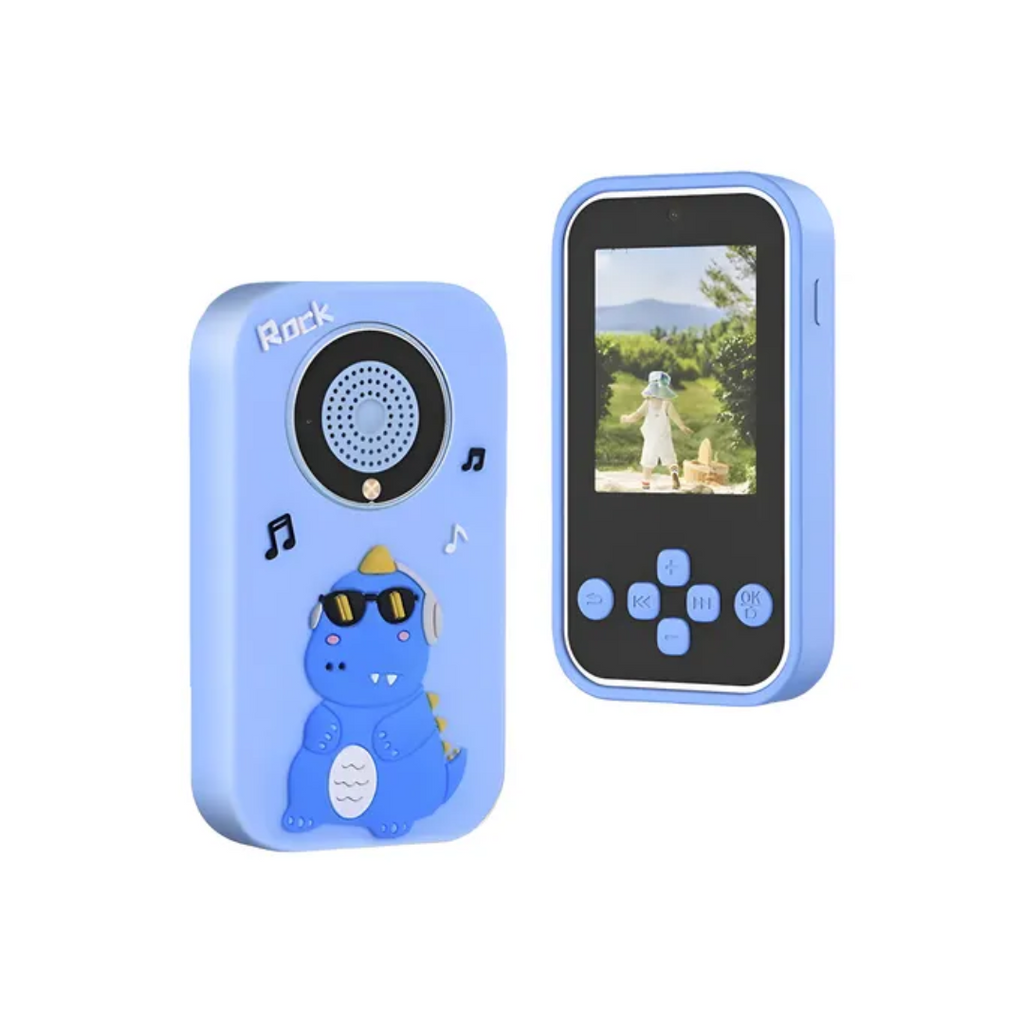 Camara De Fotos De Niños Con Pantalla Y Juegos Azul