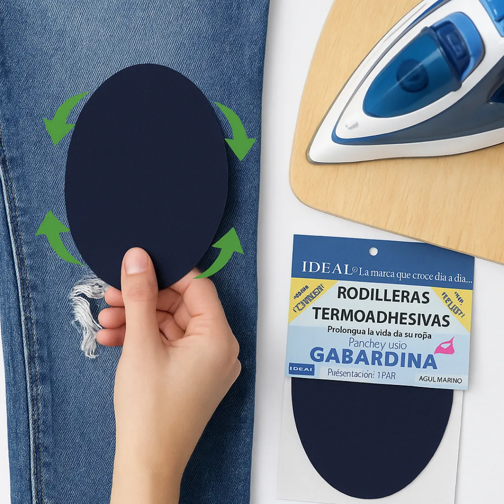 Parche Rodillera y Codera Infantil Termoadhesivo IDEAL® Kids Jean