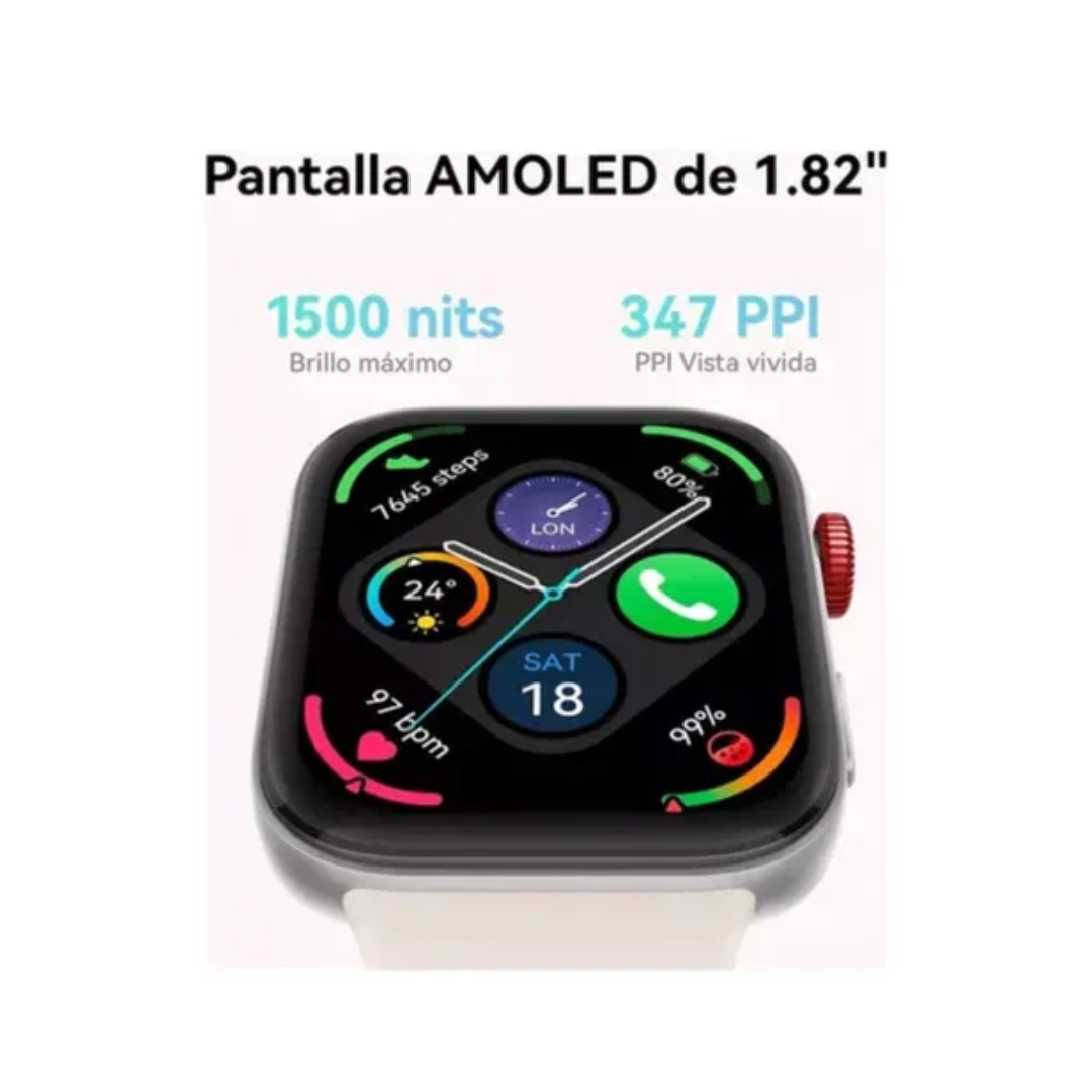Reloj Inteligente Tactil Triple Malla Smartwatch
