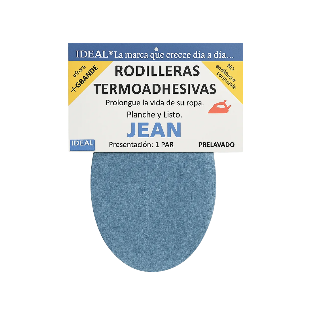 Parche Rodillera y Codera Infantil Termoadhesivo IDEAL® Kids Jean