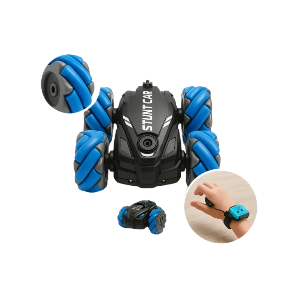Auto Control Remoto Acrobatico Drift Anfibio Alta Velocidad Azul