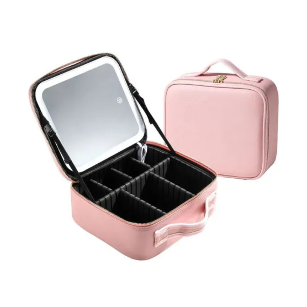 Maletin Valija De Maquillaje Profesional Con Luz Led