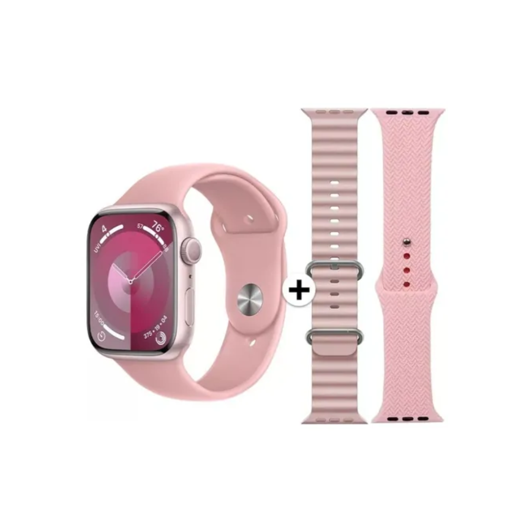 Reloj Inteligente Para Mujer Hombre Smartwatch Triple Malla