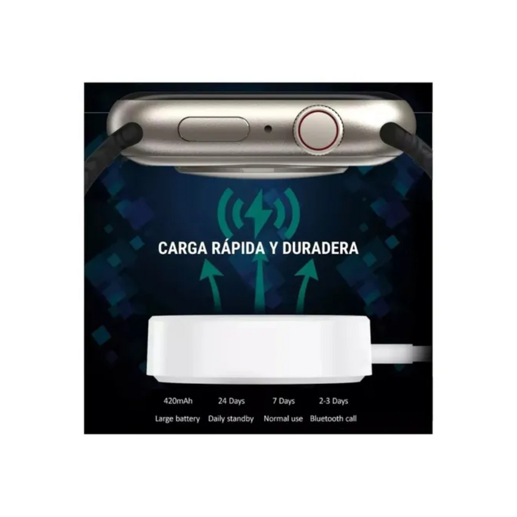 Reloj Inteligente Para Mujer Hombre Smartwatch Triple Malla