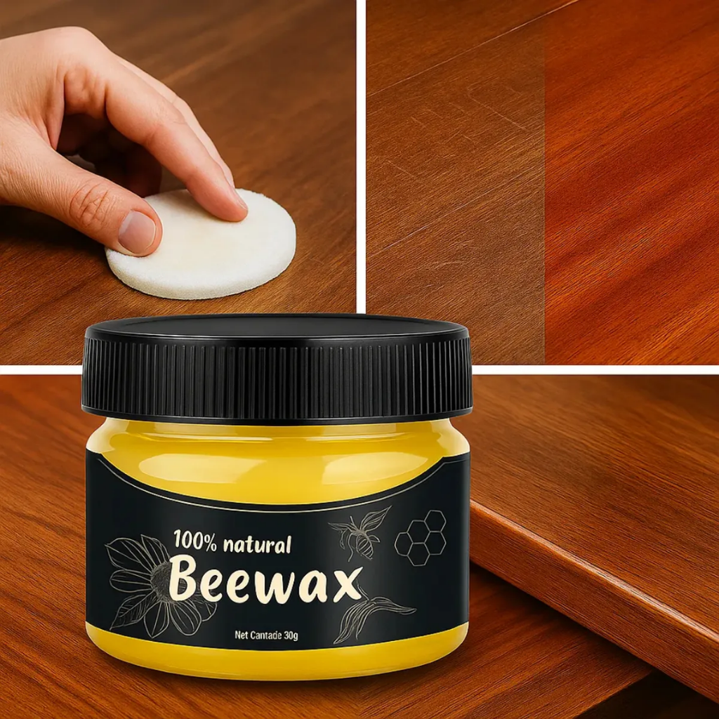 Cera De Abejas Para Lustrar Limpiar Madera Muebles Brillo