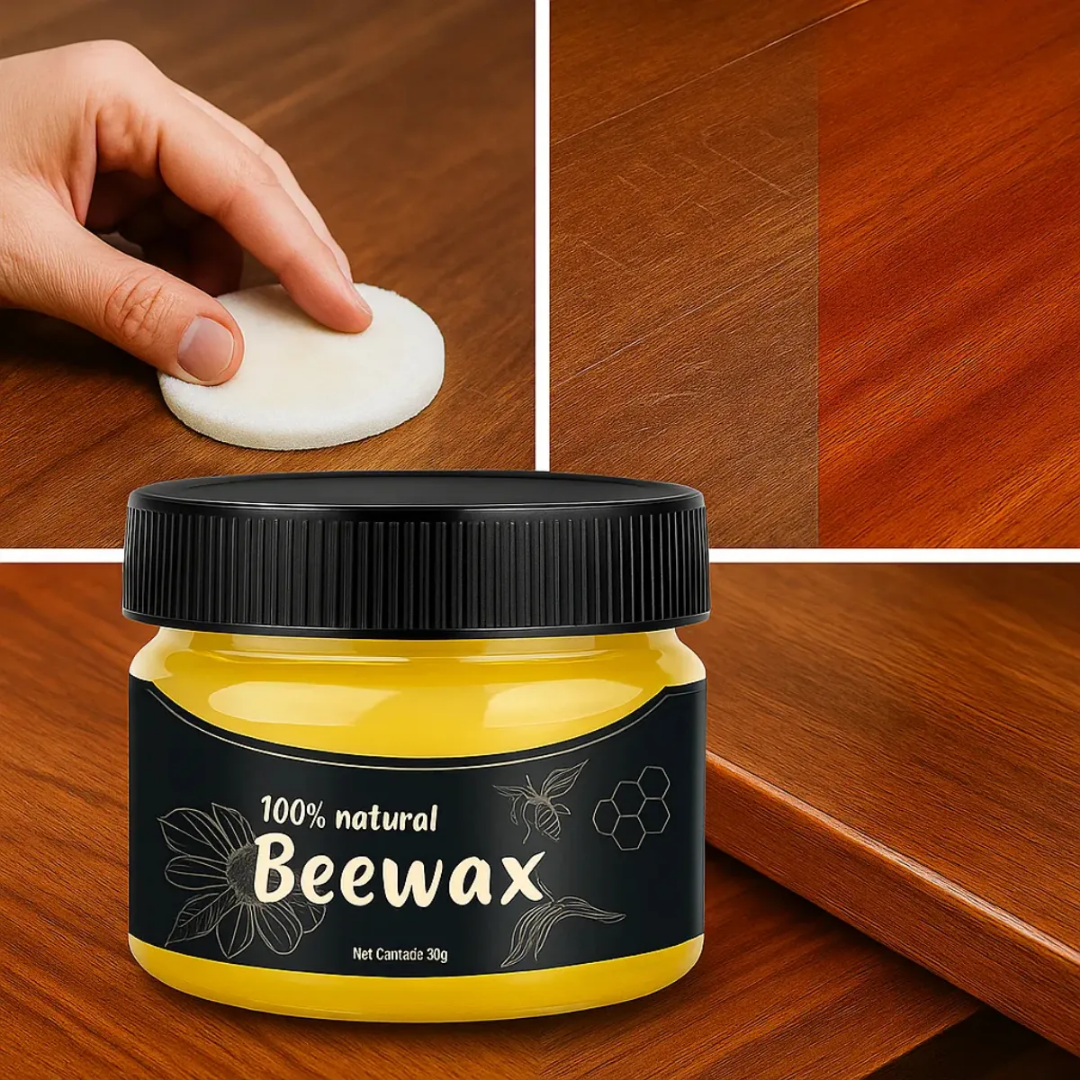 Cera De Abejas Para Lustrar Limpiar Madera Muebles Brillo
