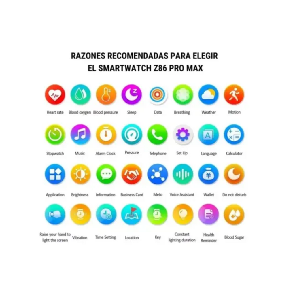 Reloj Inteligente Para Mujer Hombre Smartwatch Triple Malla