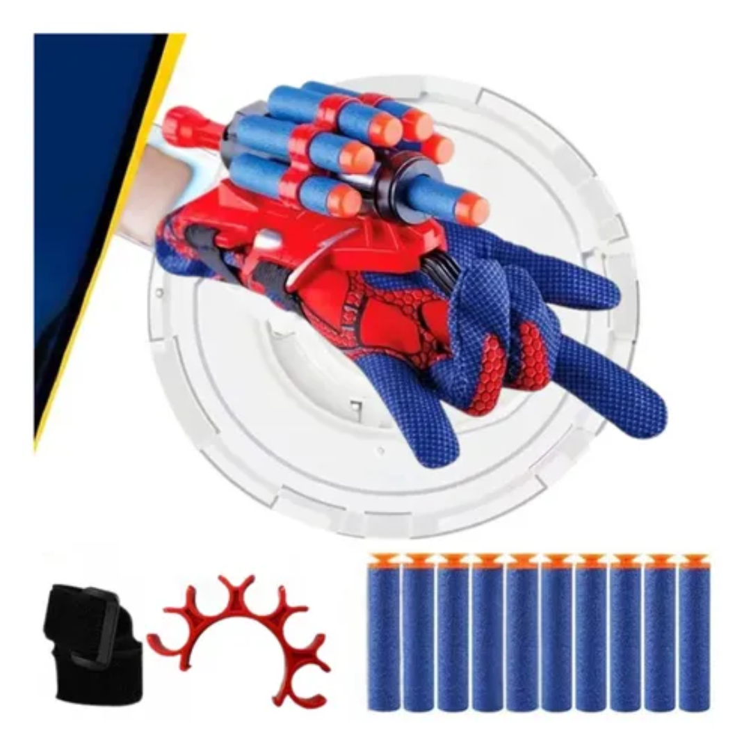 Lanzador Dardos De Espuma Con Tu Guante Simil Spiderman