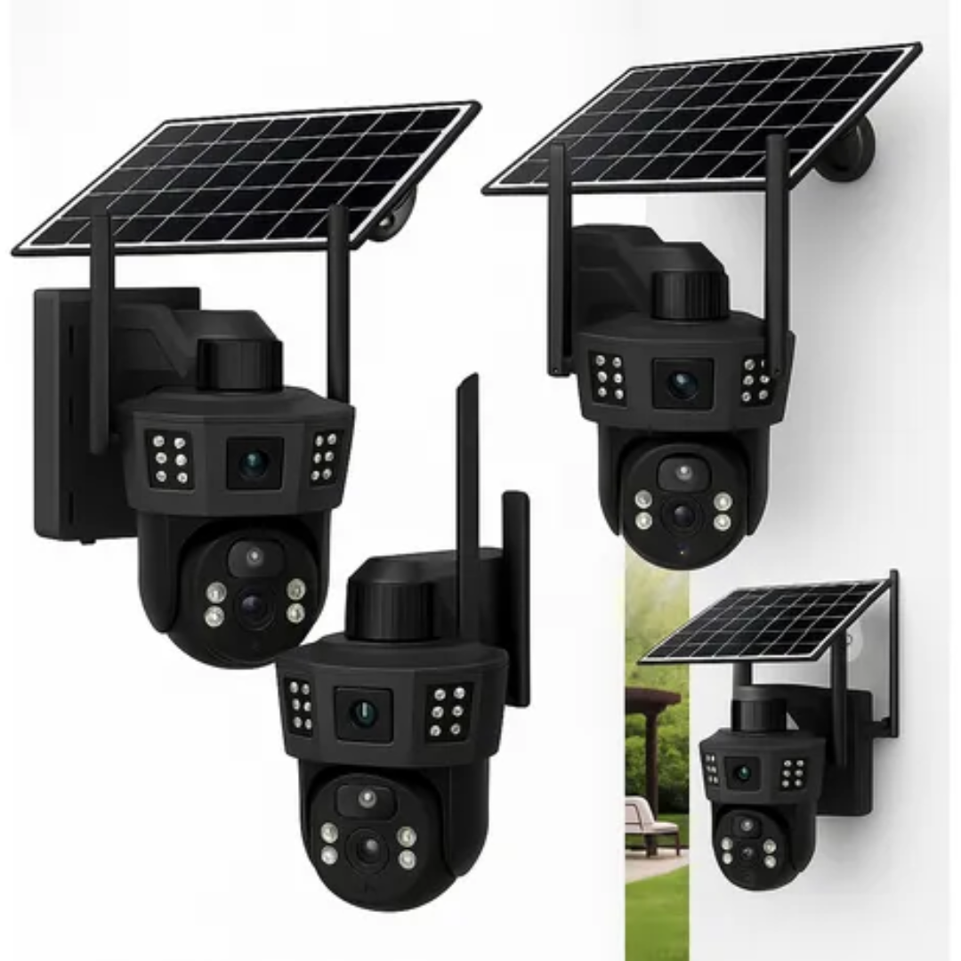 Camara Seguridad Solar 4g Exterior Casa Alta Resolucion Blanco