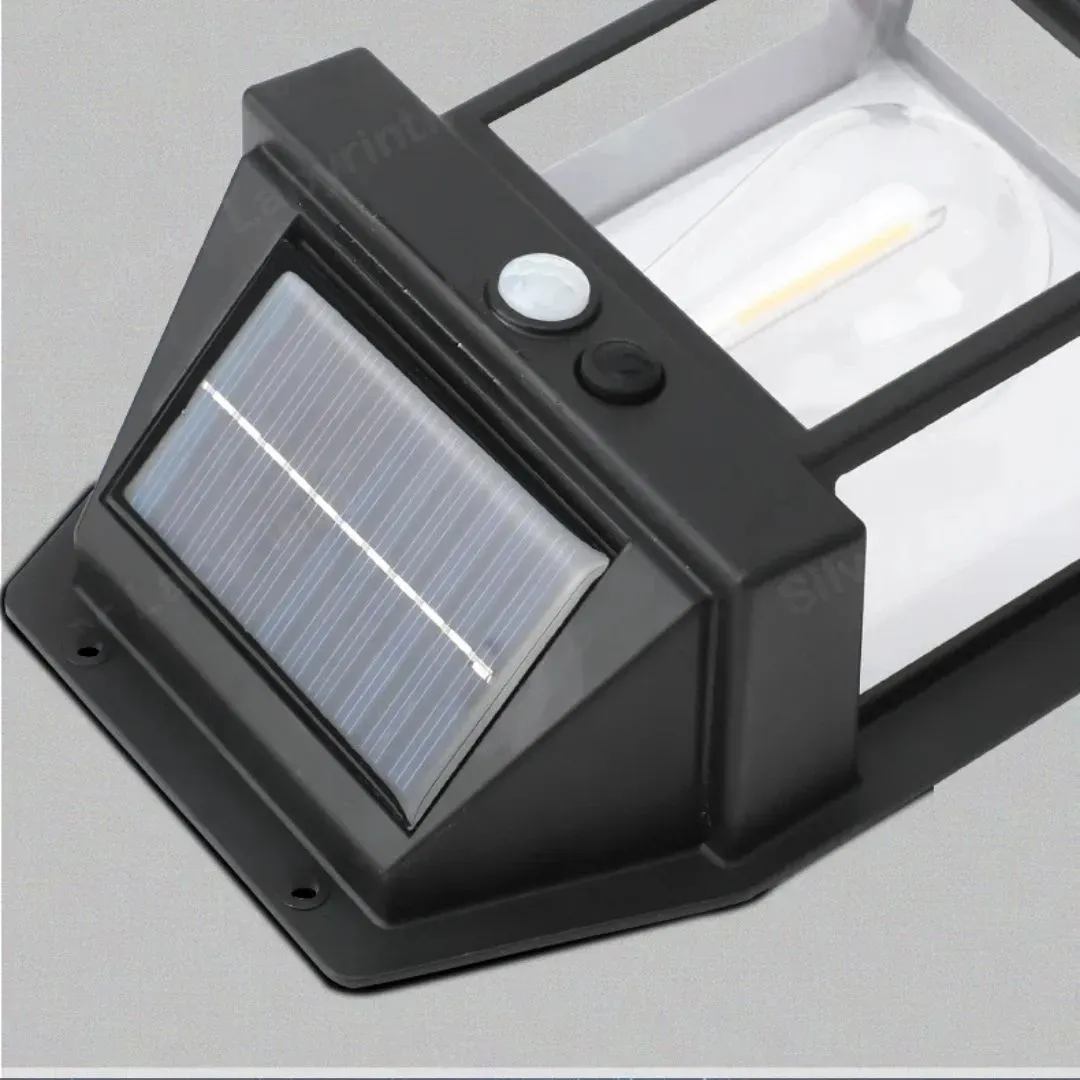 Farol Solar LED Exterior con Sensor de Movimiento Impermeable