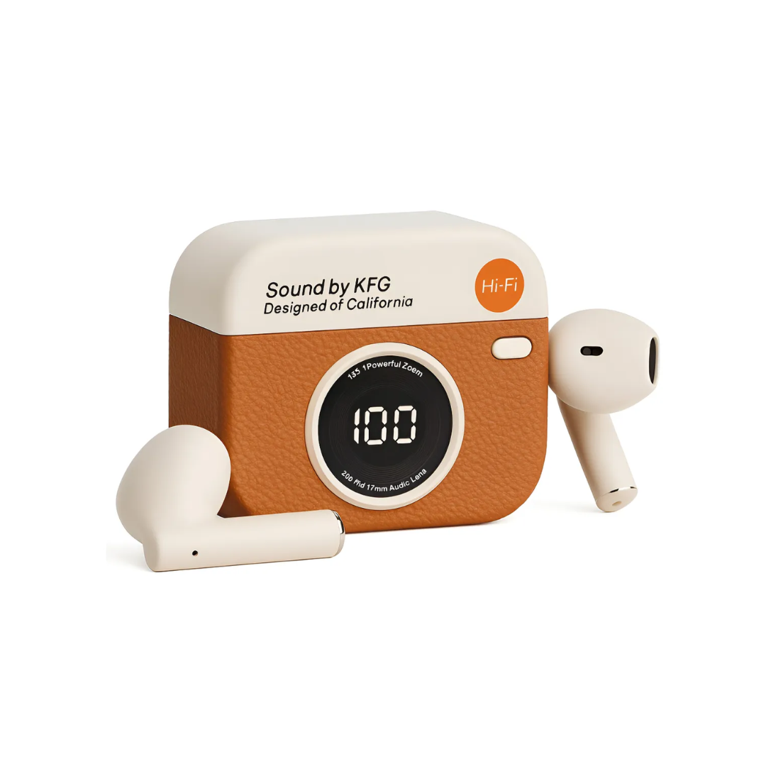 Auriculares Inalámbricos Bluetooth 5.4 Retro Tws Alta Calida Verde