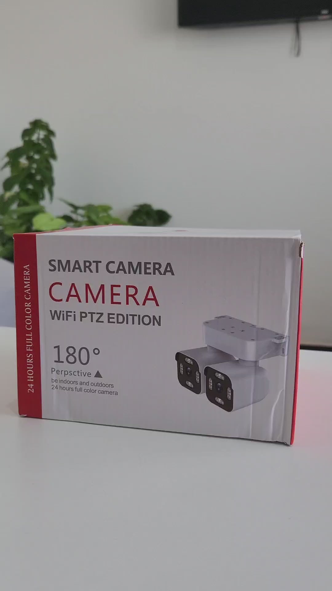 Cámara De Seguridad Wifi Impermeable Para Exteriores Dual Blanco